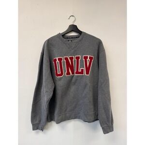 UNLV‎ Rebels Sweatshirt Mens Large Gray NCAA College Crewneck Gear for Sports